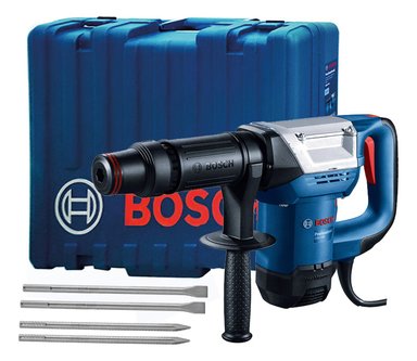 MARTILLO DEMOLEDOR SDS MAX 1100W + CINCELES BOSCH GSH 500