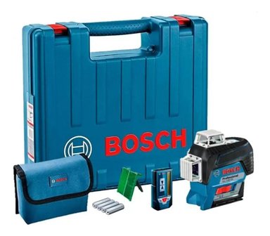 NIVEL LASER DE PLANO 360 VERDE BOSCH GLL 3-80CG+RECEPTOR LR7