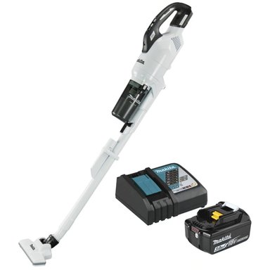 ASPIRADORA STICK CYCLON TURBO WHITE INALAMB 18V 4 VEL MAKITA