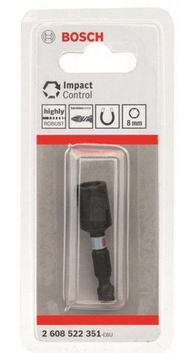 DADO HEXAGONAL 8MM CONTROL IMPACTO BOSCH