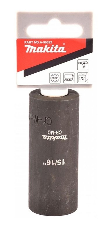 DADO DE IMPACTO TUBULAR 1/2 X 15/16 MAKITA A-96322