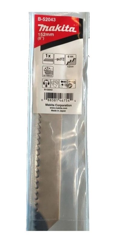 SIERRA SABLE PARA CARNE CONGELADA 6 B-52043 MAKITA