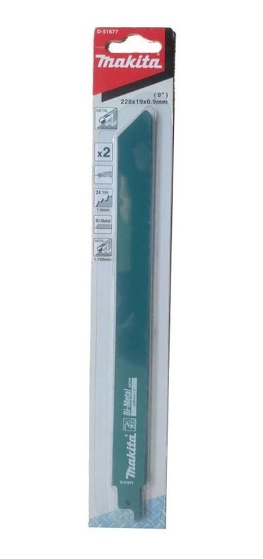 SIERRA SABLE METAL 9 X 2UNID D-51677 MAKITA