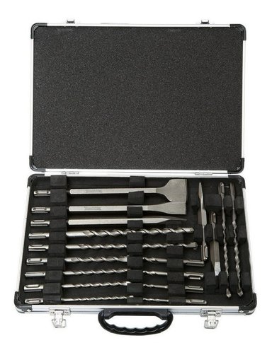BROCA SDS PLUS Y CINCELES VARIADOS (17 PZAS) MAKITA D-19180