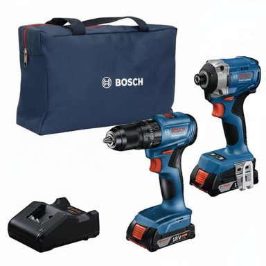 TAL. PERCUTOR 1/2' GSB 185-LI + ATORN DE IMPACTO 1/4' HEX GDR 18V-215 + BOLSA DE LONA BOSCH 0601.9N2