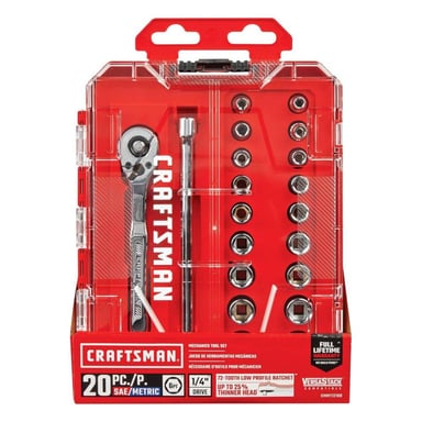 SET DE DADOS 20PZ CRAFTSMAN CMMT12108 - 4