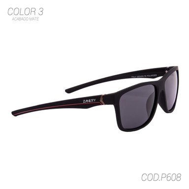 LENTES DE SOL POLARIZADOS HOMBRE P608 ZANETTY TAMAÑO TALLA ÚNICA
