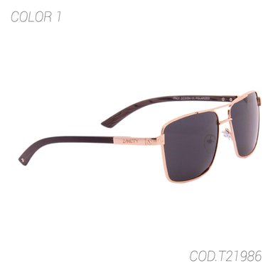 LENTES DE SOL POLARIZADOS UNISEX T21986 ZANETTY TAMAÑO TALLA ÚNICA