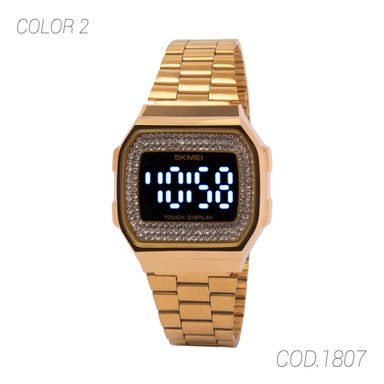 RELOJ SKMEI MUJER ANÁLOGO ACUATICO 1807 TALLA ÚNICA