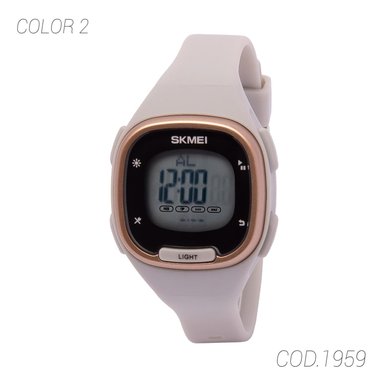 RELOJ SKMEI MUJER ANÁLOGO ACUÁTICO 1959 TALLA ÚNICA