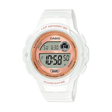 RELOJ CASIO MUJER ANÁLOGO ACUATICO LWS-1200H-7A2