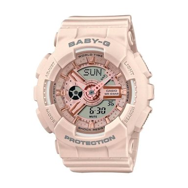 RELOJ CASIO MUJER ANÁLOGO ACUATICO BA-110XCP-4A BABY-G - 1