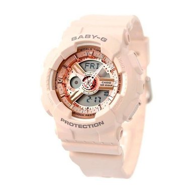 RELOJ CASIO MUJER ANÁLOGO ACUATICO BA-110XCP-4A BABY-G - 4