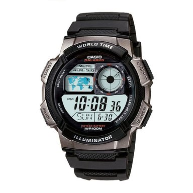 RELOJ CASIO HOMBRE ANÁLOGO ACUATICO AE-1000W-1B