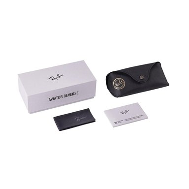 LENTES SOL PROTECCIÓN UV 400 RAY BAN UNISEX RBR0502S 67083A 53 REVERSE AVIATOR - 7