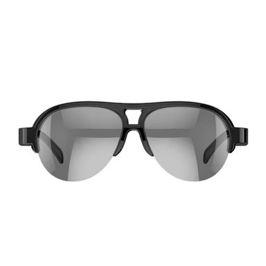 LENTES SOL SUNTIME NEGRO SMART GLASSES BLUETOOTH 5.3 INTELIGENTE UV400 UNISEX F-08 SMART TIME