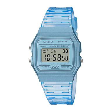 RELOJ CASIO UNISEX ANÁLOGO DIGITAL F-91WS-2CF