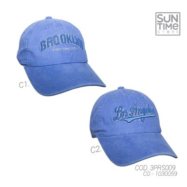 GORRA PRELAVADA UNISEX 3PRS009 SUNTIME AZUL SPORT 1030059
