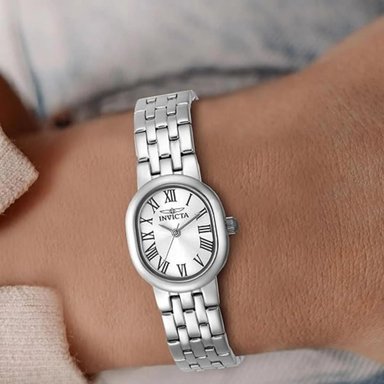 RELOJ ANALOGICO MUJER 48138 INVICTA PLATEADO CLASICO 1030228 - 6