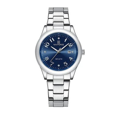 RELOJ ANALOGICO MUJER NF5059 NAVIFORCE PLATEADO CLASICO 1030876