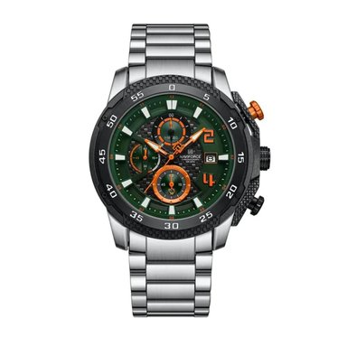 RELOJ ANALOGICO HOMBRE NF8047S NAVIFORCE PLATEADO CLASICO 1030896