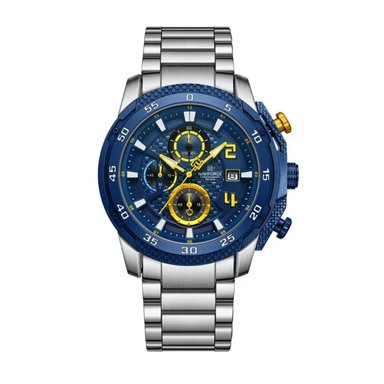 RELOJ ANALOGICO HOMBRE NF8047S NAVIFORCE PLATEADO CLASICO 1030897