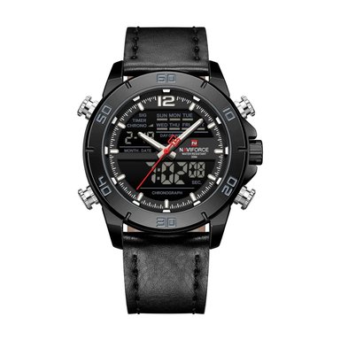 RELOJ ANALOGICO-DIGITAL HOMBRE NF9253L B/B/B NAVIFORCE