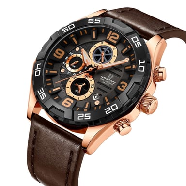 RELOJ ANALOGICO HOMBRE NF8043 RGBDBN NAVIFORCE - 2