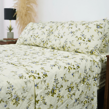 JUEGO COMPLETO AMANECER GR 1.5 PLAZAS ALGODÓN CREMA ESTAMPADOS INVIERNO CON PIEL CARNERO PREMIUM - 3