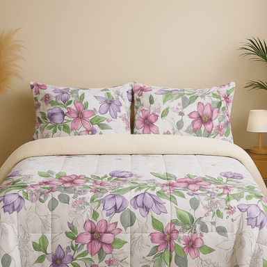 EDREDÓN INVIERNO - ALGODÓN CON PIEL DE CARNERO PREMIUM KING