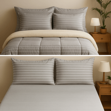 PACK INVIERNO - ALGODÓN CON PIEL DE CARNERO PREMIUM KING