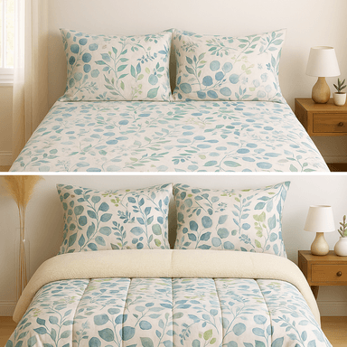 PACK INVIERNO - ALGODÓN CON PIEL DE CARNERO PREMIUM QUEEN