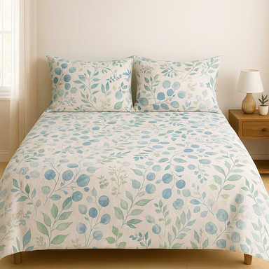 SET DE SÁBANA ESTAMPADA DE ALGODÓN KING