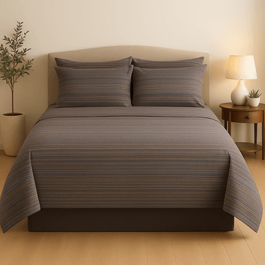 SET DE SÁBANA ESTAMPADA DE ALGODÓN 2 PLAZAS