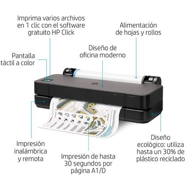 IMPRESORA HP 5HB06A PLOTTER DESIGNJET T250 24-IN - 4