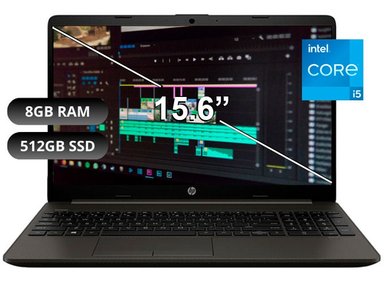 LAPTOP HP 250 G10, I5-1334U, 8GB RAM, 512GB SSD, 15.6', SIN WINDOWS (B5UU9AT) - 1
