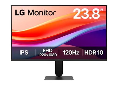MONITOR LG 24U411A-B 23.8' FHD, 120HZ, 5MS, IPS, VGA, HDMI, HDR10 - 1