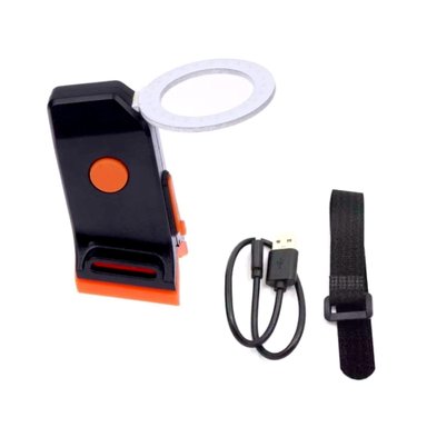 LUZ POSTERIOR LED CIRCULAR USB NR108 NITEK PARA BICICLETA