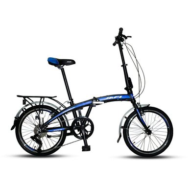 BICICLETA PLEGABLE JAFY FLY 20 NEGRO/AZUL