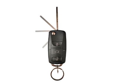 ALARMA DE AUTO OZ TUNNING BLUETOOTH APP FLIP 150M LLAVE PLANA TIPO VOLKSWAGEN - 2