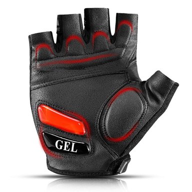 GUANTES ROCKBROS NEGRO DEPORTIVOS S143 REFLECTANTES CICLISMO MOTO