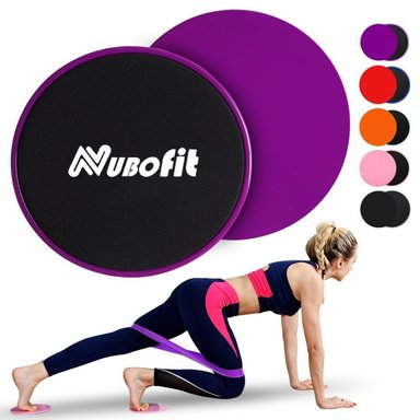SET 2 DISCOS DESLIZANTES ENTRENAMIENTO YOGA GYM FITNESS