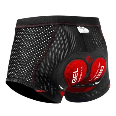 PANTALONETA CICLISMO X-TIGER NEGRO BOXER CON ALMOHADILLA GEL