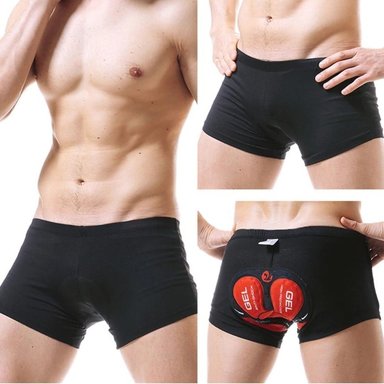 PANTALONETA CICLISMO X-TIGER NEGRO BOXER CON ALMOHADILLA GEL - 2