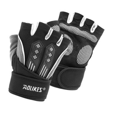 GUANTES AOLIKES DEPORTIVOS A-115 GYM LEVANTAMIENTO PESAS