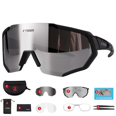 LENTES CICLISMO X-TIGER JPC3-01 POLARIZADOS FOTOCROMÁTICOS