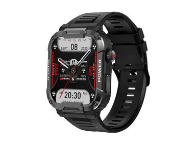 SMARTWATCH SPOVAN MK66 MONITOR SALUD MULTISPORT NEGRO