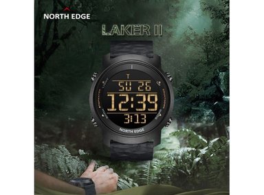 RELOJ NORTH EDGE HOMBRE DIGITAL LAKER II RESISTENTE AGUA - 2