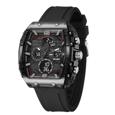 RELOJ HOMBRE SMAEL 8109 ANÁLOGO-DIGITAL NEGRO