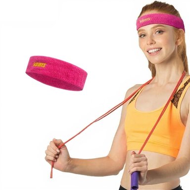 DIADEMA DEPORTIVA AOLIKES A-2108 ABSORBENTE ROSADO